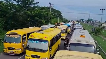 Honduras: Paralizadas rutas en diferentes departamentos por paro de transportistas ante alto costo de combustibles