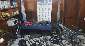 Parte de las partes que fueron recuperadas en el operativo (Gentileza: 0221)