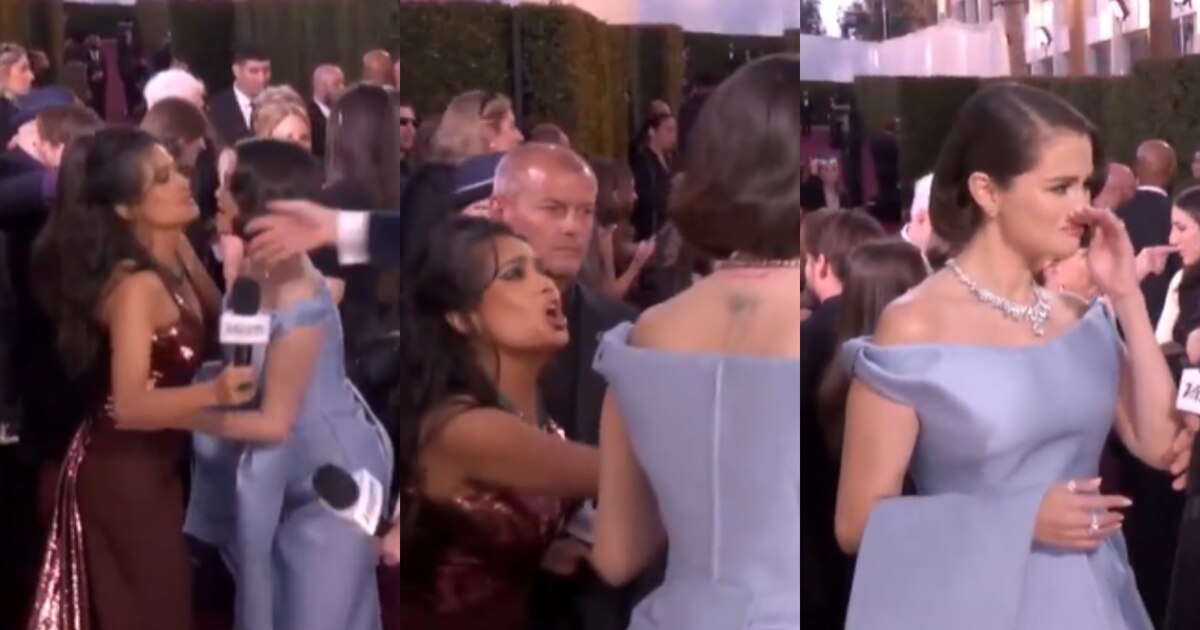 Salma Hayek cede el protagonismo a Selena Gómez en los Globos de Oro: un momento conmovedor