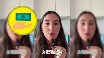 El video de TikTok de María Pozo en el que explica cómo Hacienda podrá indagar sobre las transferencias de más de 3.000 euros (@finanzasconmaria)