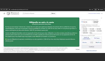 Jimmy Wales aclara que "Wikipedia
