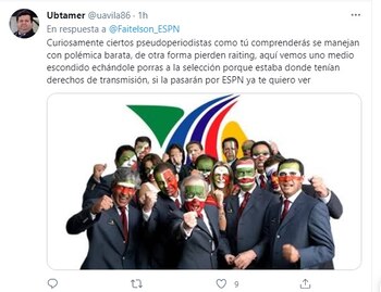 Un internauta le recordó a