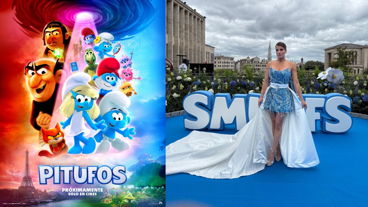 Alejandra Baigorria deslumbra en el estreno mundial de Pitufos junto a Rihanna y anuncia colección inspirada en los personajes.