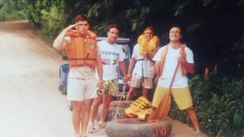 Parte del grupo en una