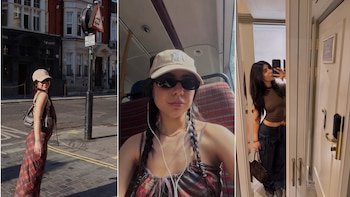 Café, compras y una canción de despedida: Cami Mayan volvió a Inglaterra tras la separación de Alexis Mac Allister