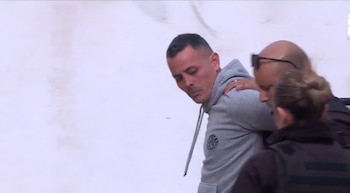 El abusador del Prado, en Uruguay, fue condenado a siete años de cárcel por delitos contra menores (captura Telemundo/Canal 12)