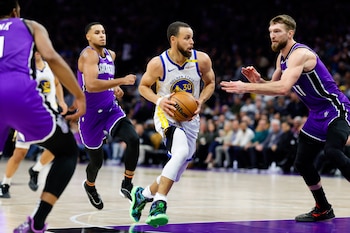 Stephen Curry será el jugador mejor pago de la NBA en la temporada 2026/27 con USD 62.587.158 y superará la barrera de los USD 60 millones (Sergio Estrada-Imagn Images vía Reuters)