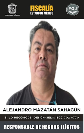 Fue detenido el pasado 11 de agosto en el estado de Querétaro. Crédito: FGJEM