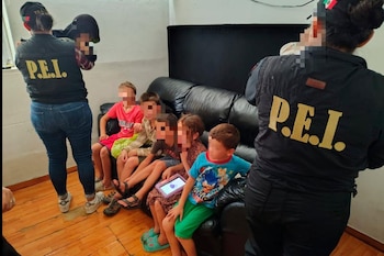 Los menores fueron sustraídos por