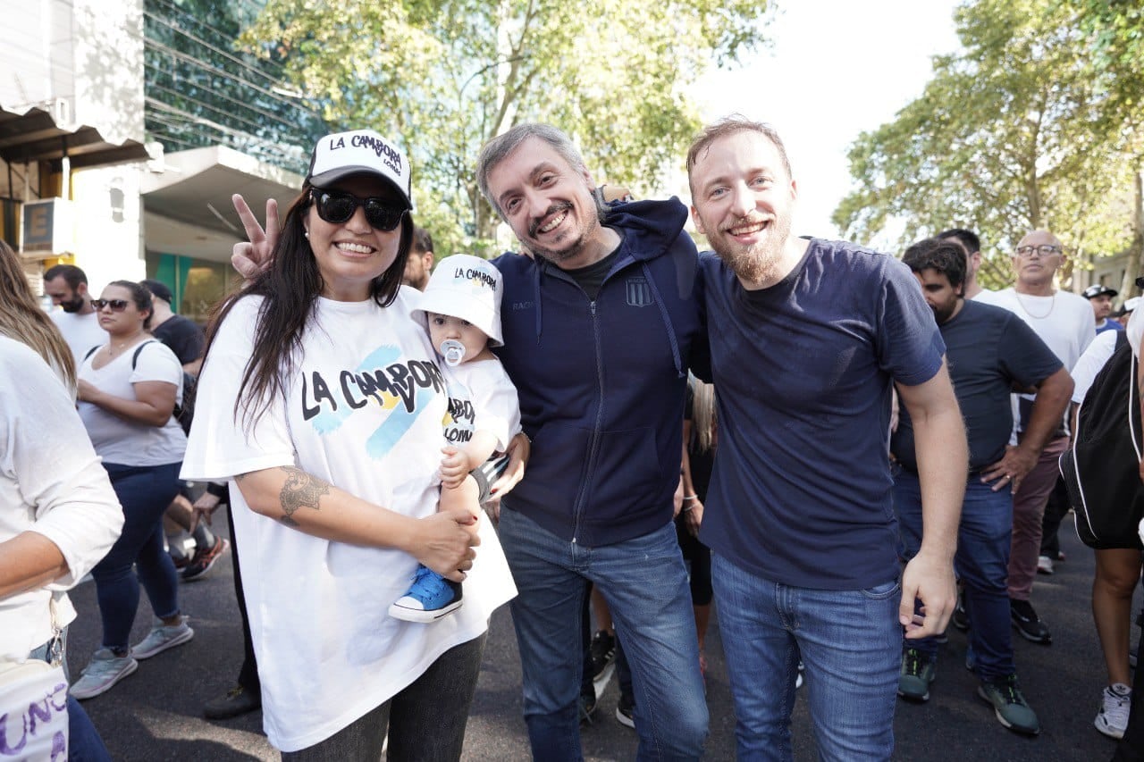 Máximo Kirchner junto a Federico Otermín, uno de los intermediarios para lograr una reunión con Kicillof