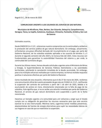 Las empresas prestadoras del servicio