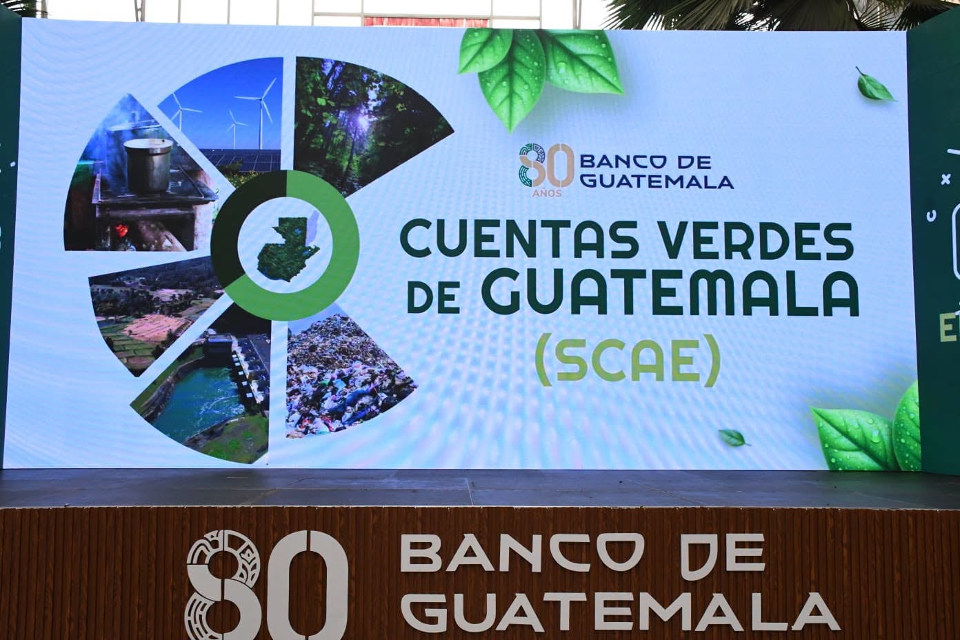 Un panel institucional del Banco de Guatemala presenta el proyecto Cuentas Verdes de Guatemala en el marco de sus 80 años. (Diario de Centroamerica)