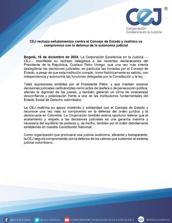 La Corporación Excelencia en la