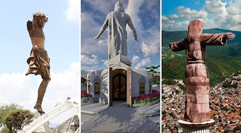 Las enormes figuras de Cristo