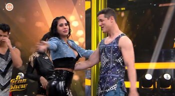 Melissa Paredes y Gino Pesaressi