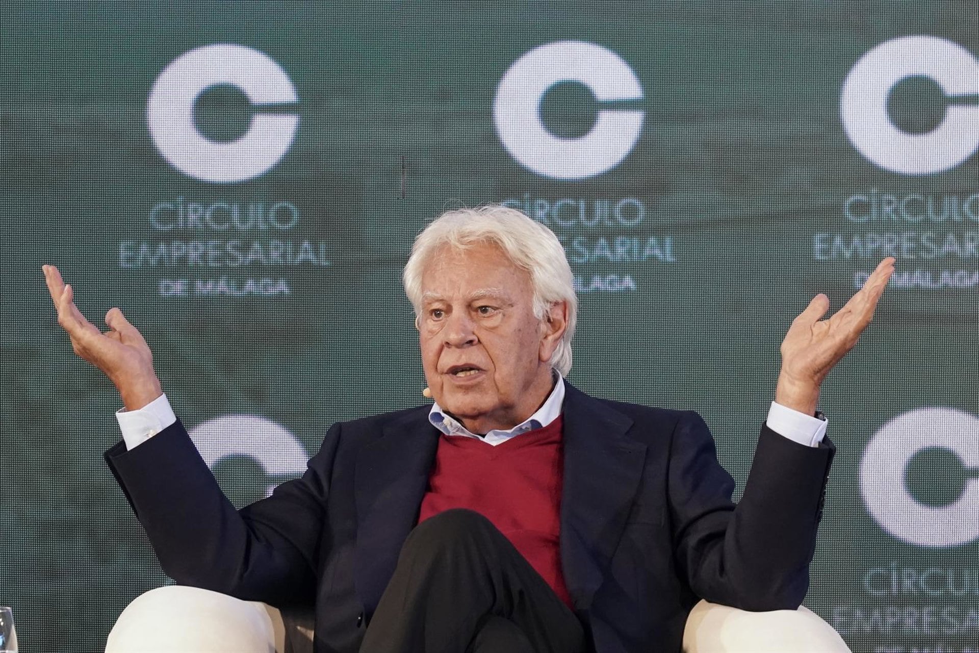22/10/2026 El expresidente del Gobierno, Felipe González, interviene en el