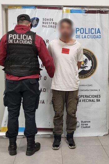Detuvieron a un hombre de
