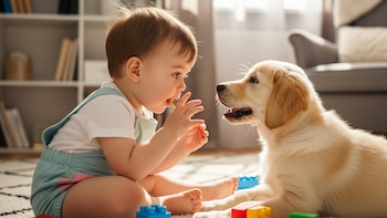 La ciencia lo respalda: los niños que conviven con perros los primeros años de su vida sufren menos infecciones
