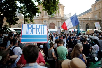 Manifestación en París convocada por