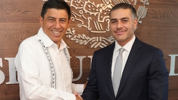 García Harfuch se reúne con gobernador de Oaxaca para revisar acciones de seguridad en la entidad