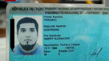 Harry Alexander Peruano Guerrero es