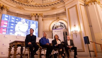 Hugo Kogan en su acto