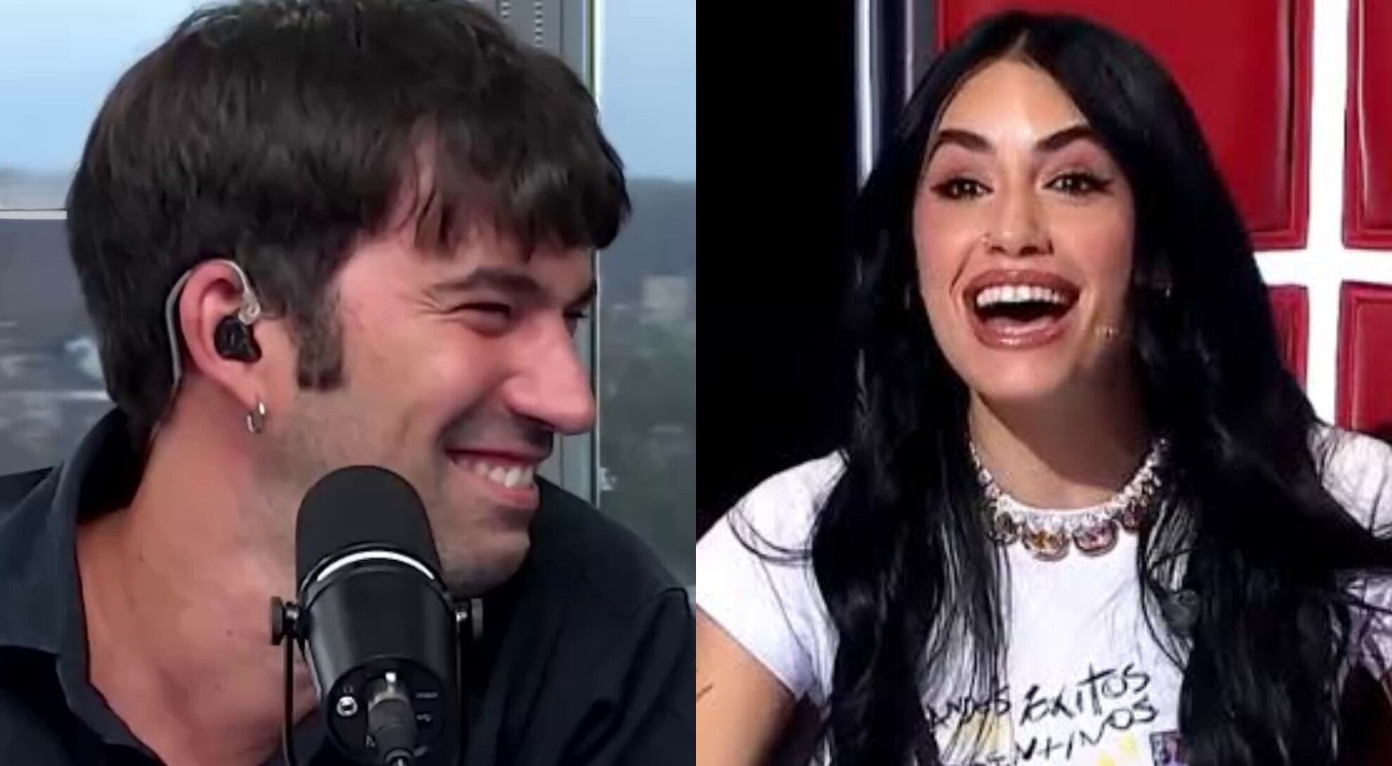 Lali Espósito sorprendió al aire a Pedro Rosemblat e hizo estallar de risa al estudio: “¿Sabés cómo te dicen a vos?"