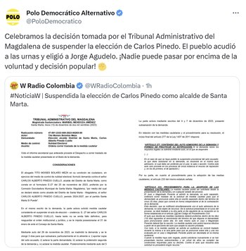 El Partido Polo Democrático celebró