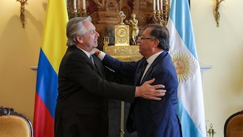 Alberto Fernández y Gustavo Petro