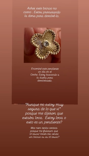 Suhaila Jad, pareja de André Carrillo, desata polémica en redes al encontrar arete y difundir mensajes sospechosos