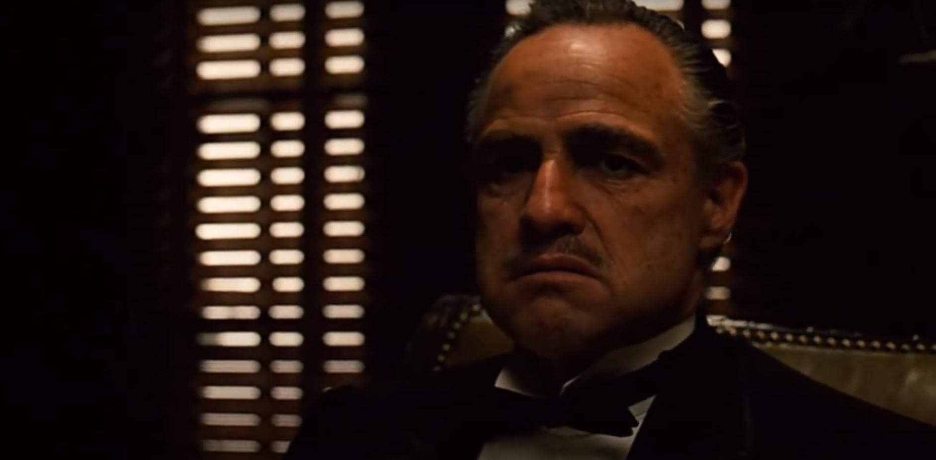 Marlon Brando como Vito Corleone en 'El padrino' (Youtube)