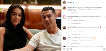 Cristiano Ronaldo agradeció a sus
