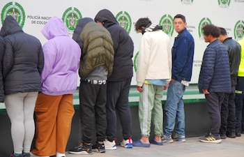 Alias Marcela, conocida como La Madre, fue identificada como cabecilla de Los Seguros, mientras su hijo alias Millos ocupaba el segundo lugar en la jerarquía criminal - crédito Secretaría Distrital de Seguridad
