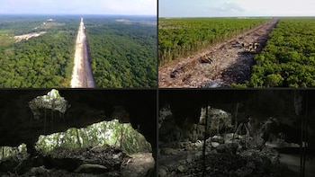 En la construcción de la