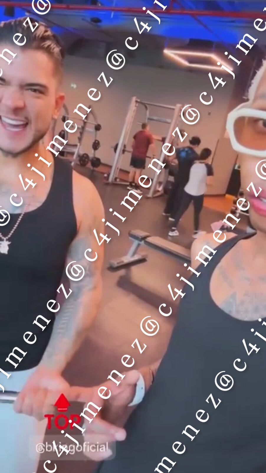 Regio Clown y B King antes de su desaparición. (X/@c4jimenez)