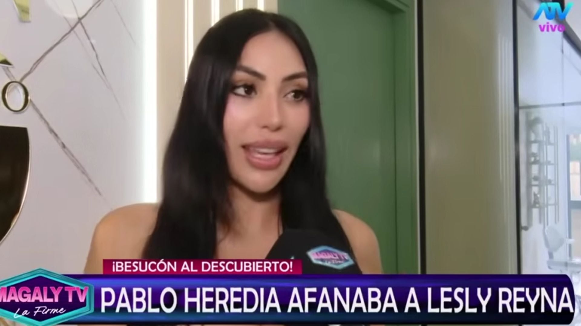 Lesly Reyna le confesó a Shirley Arica sobre los chats que intercambió con Pablo Heredia. ATV: Magaly Tv la Firme.