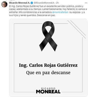 Ricardo Monreal informó sobre la