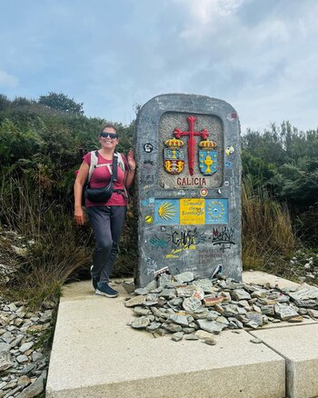 Viviana Rivero hizo el Camino