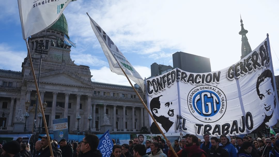 La CGT tuvo una presencia testimonial en la calle para comenzar su nuevo plan de lucha
