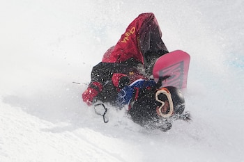 La atleta sufrió una escalofriante