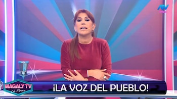 Magaly Medina vuelve renovada tras su paso por Chota: “Llego al estudio con el corazón rebosante de alegría”. Captura: Magaly TV La Firme.