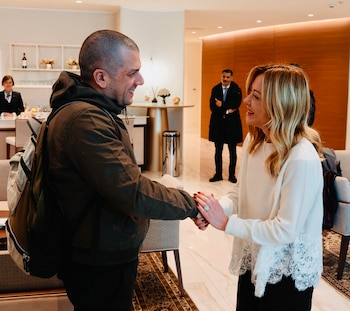 La primera ministra italiana, Giorgia