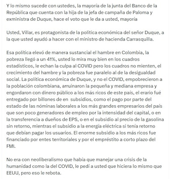 Gustavo Petro, presidente de Colombia, dijo que la política del Banco de la República elevó de manera sustancial el hambre en Colombia - crédito @PetroGustavo/X