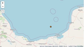 Temblor registrado en Tabasco.
(SSN)
