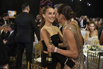 Juana Viale y Ambar (Foto: