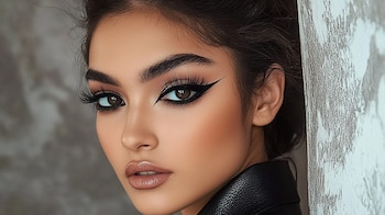 The cat-eye eyeliner, yes