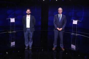 Los candidatos presidenciales chilenos Gabriel