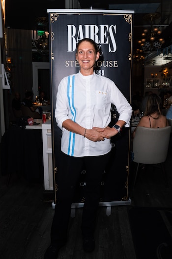 La chef Andreina Protti, encargada de la propuesta gastronómica