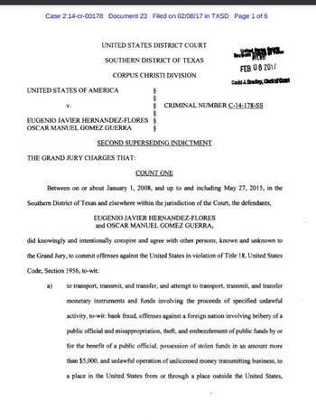 El ex gobernador está acusado