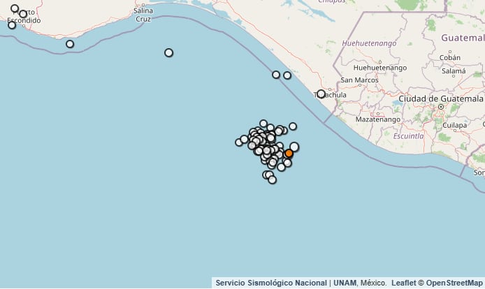 Temblor reportado en Chiapas. (SSN)